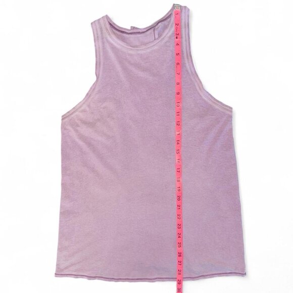 Lululemon athletica All Tied Up Lavender Purple Tank Top Open Tie Back Shirt - Picture 7 of 7